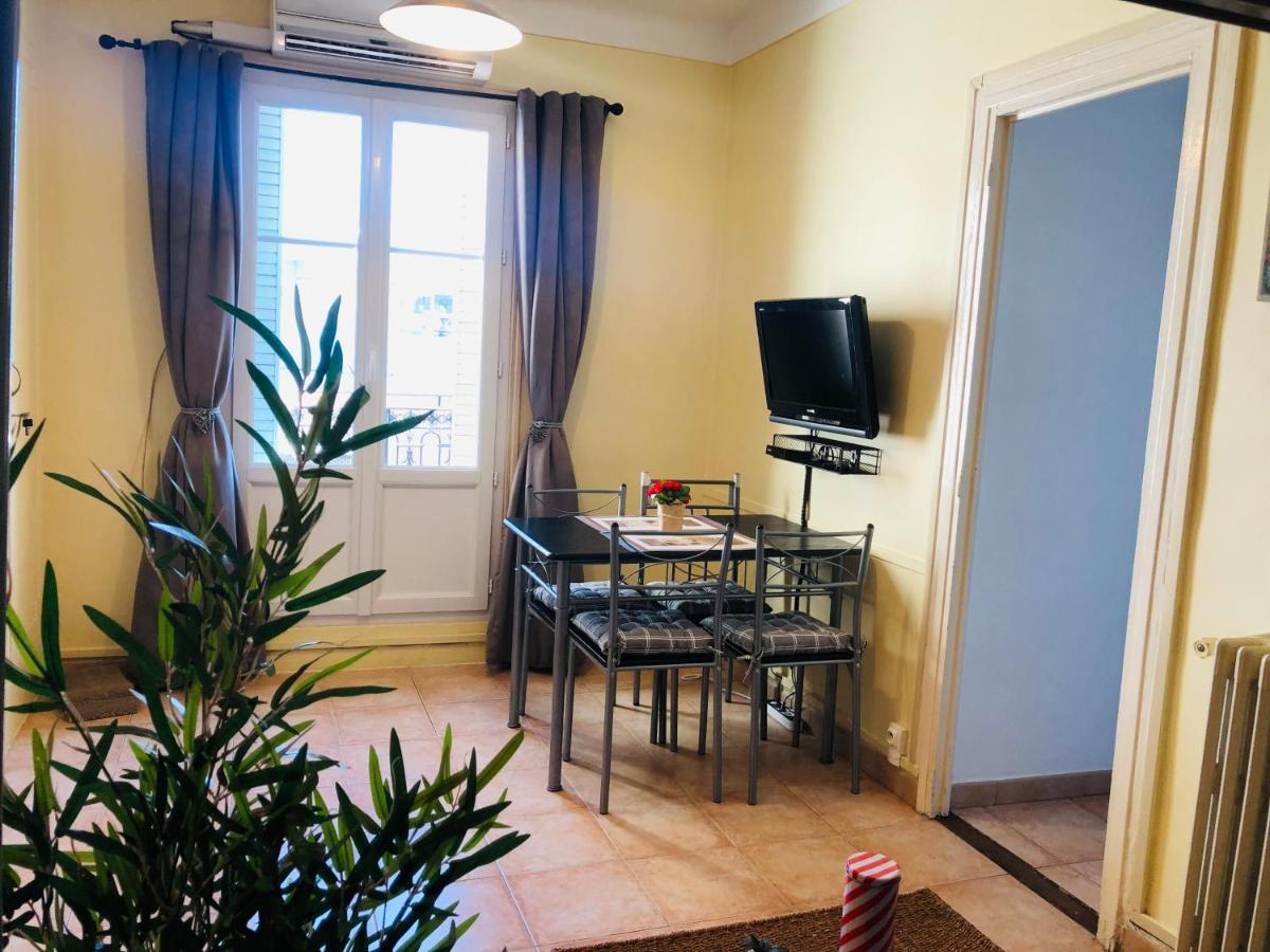 "Studio Ensoleille A Deux Pas Des Plages Avec Sa Grande Terrasse Privee !" Nice Buitenkant foto