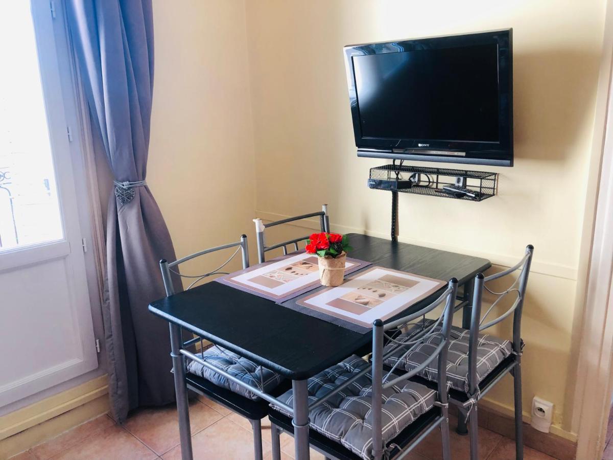 "Studio Ensoleille A Deux Pas Des Plages Avec Sa Grande Terrasse Privee !" Nice Buitenkant foto
