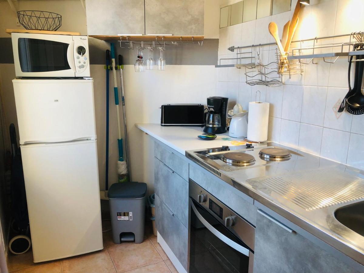 "Studio Ensoleille A Deux Pas Des Plages Avec Sa Grande Terrasse Privee !" Nice Buitenkant foto