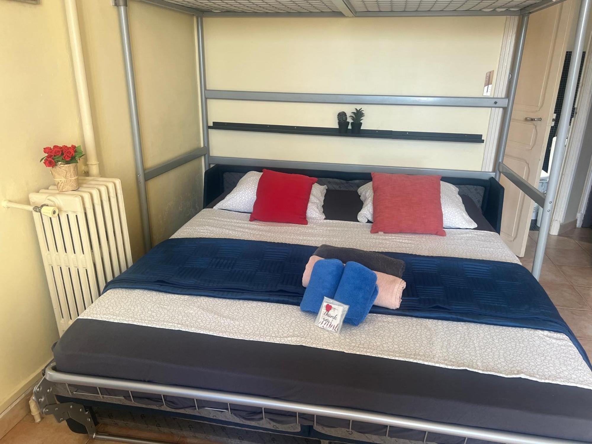 "Studio Ensoleille A Deux Pas Des Plages Avec Sa Grande Terrasse Privee !" Nice Buitenkant foto